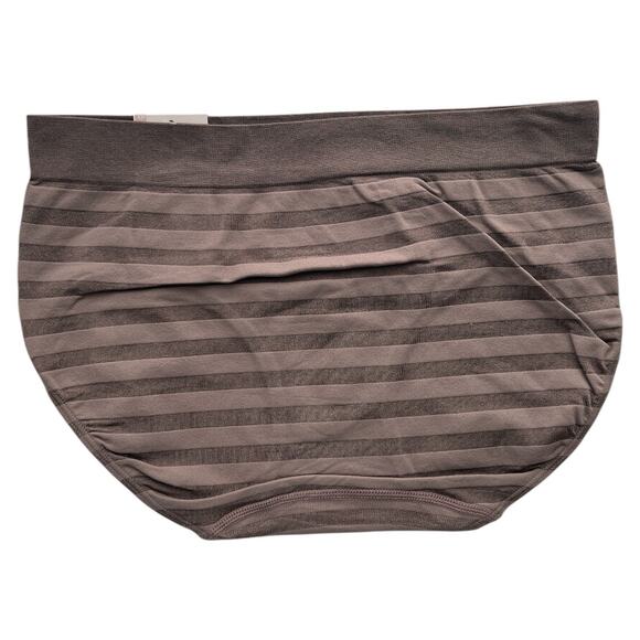 Lot 6 Jockey Brown Matte & Shine Seamsfree Hipster, US6 - Picture 5 of 8